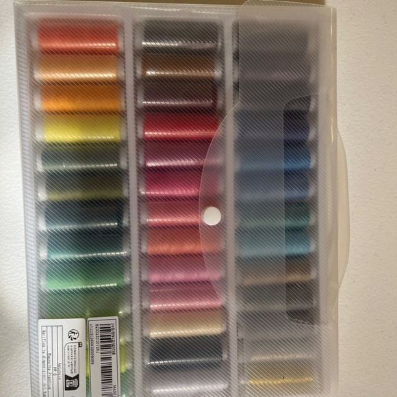 New in box bright and colorful polyester thread, 39 pc, sewing kit - Picture 3 of 3